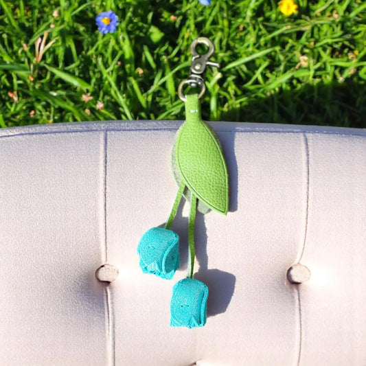 🌷 Transforming Moments with Your Handmade Leather Tulip Charm