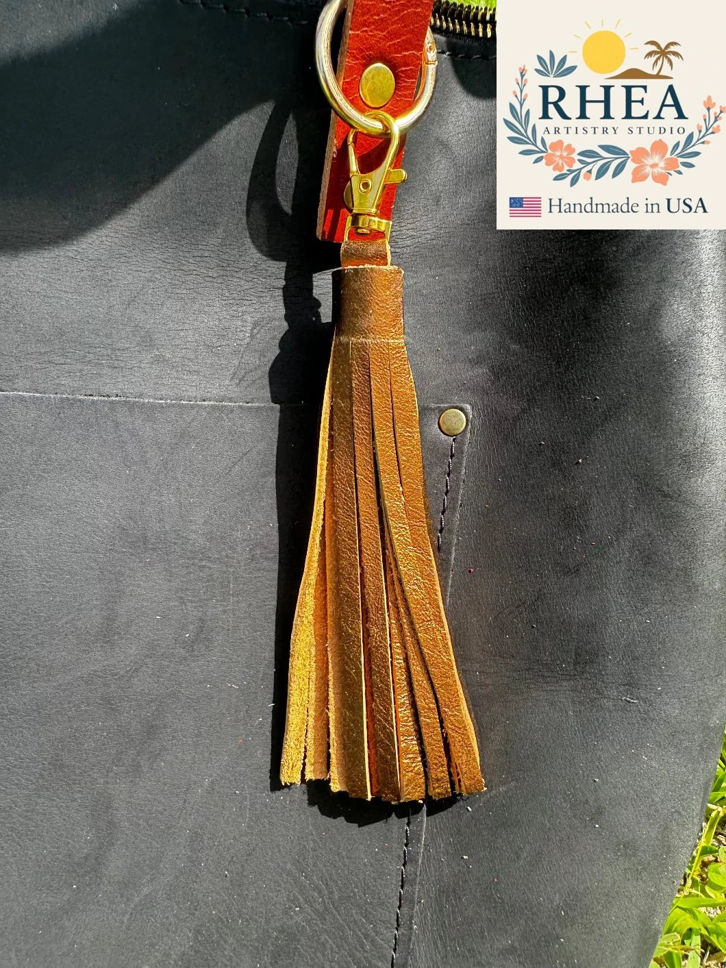 Leather Tassels For Purses, Keychain & Handbag - Jumbo