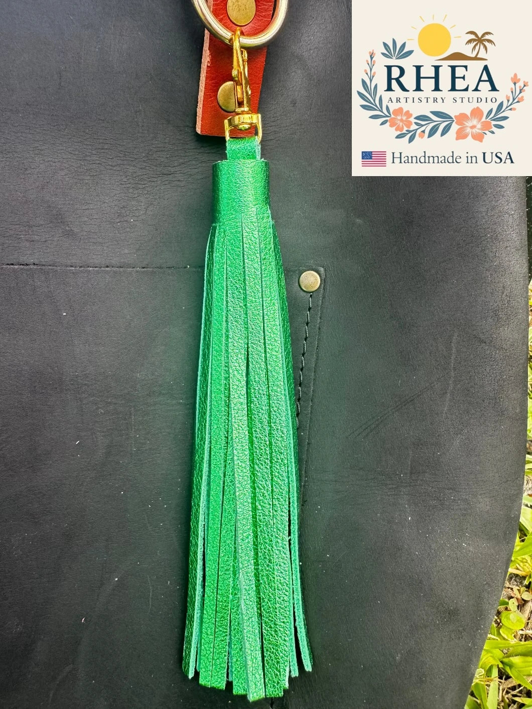Leather Tassels For Purses, Keychain & Handbag - Jumbo