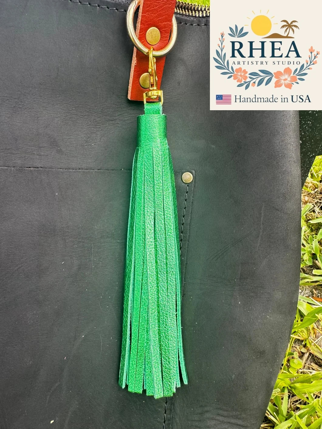 Leather Tassels For Purses, Keychain & Handbag - Jumbo