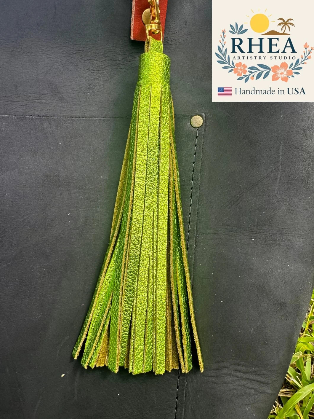 Leather Tassels For Purses, Keychain & Handbag - Jumbo