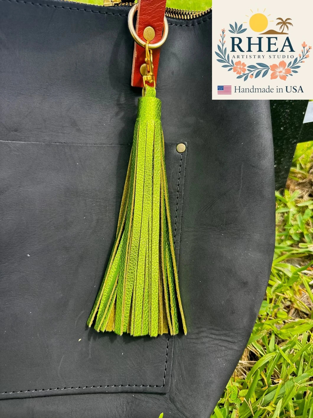 Leather Tassels For Purses, Keychain & Handbag - Jumbo