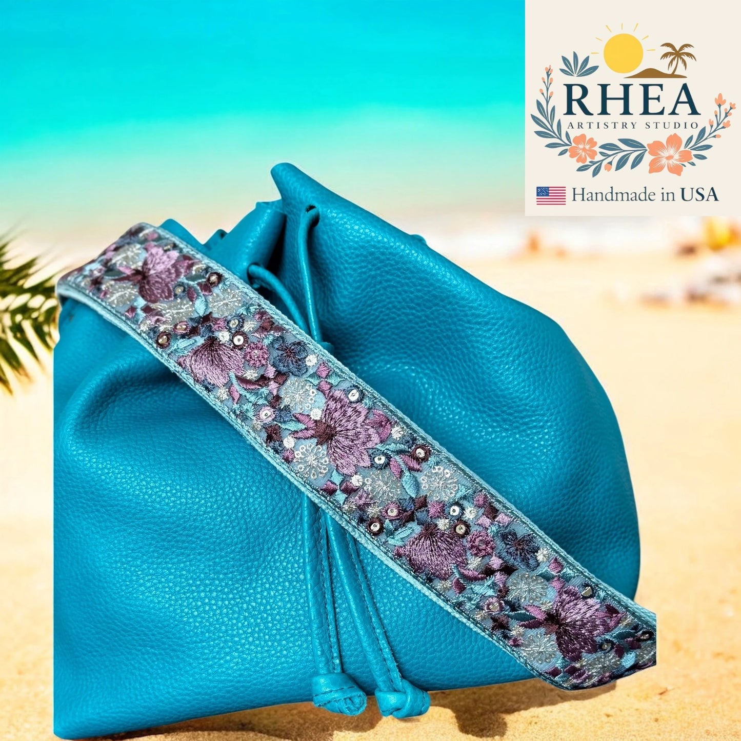 2-Inch Botanica Noir Strap Collection - Replacement Crossbody Straps