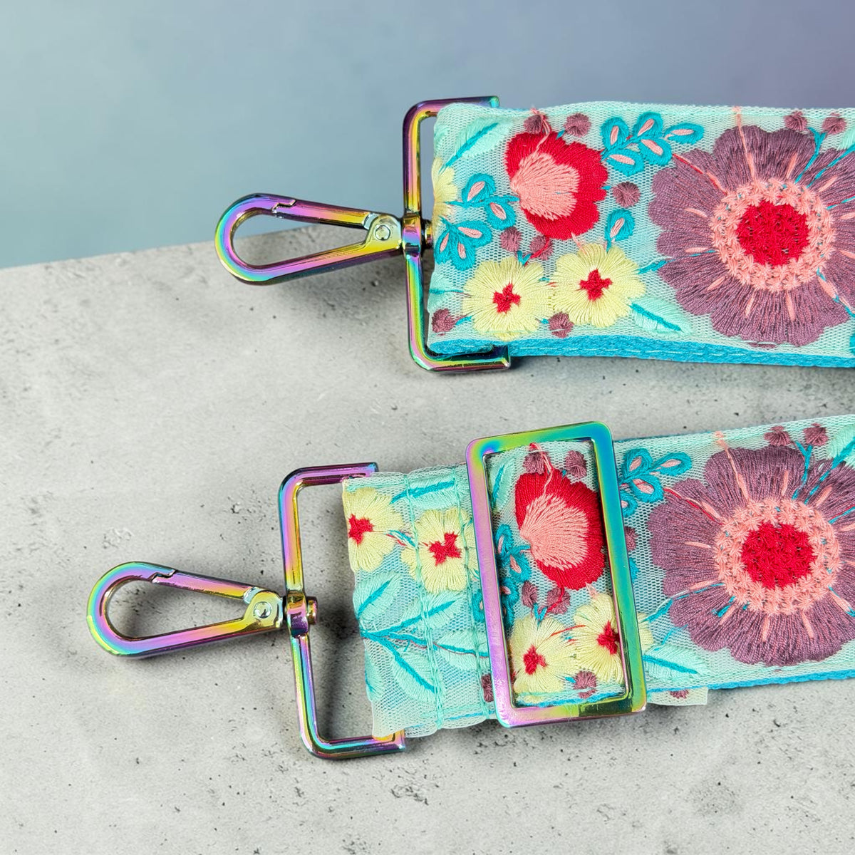 2-Inch Sun Dream Embroidered Crossbody Strap – Adjustable Replacement Purse Strap