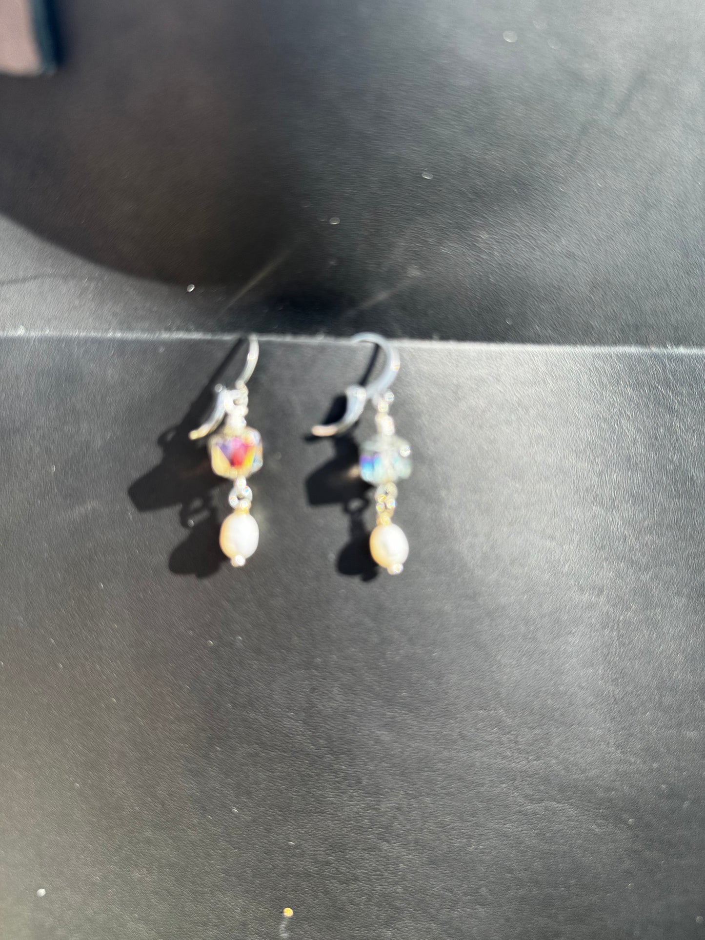 Cathedral  Silver Pearl Earrings