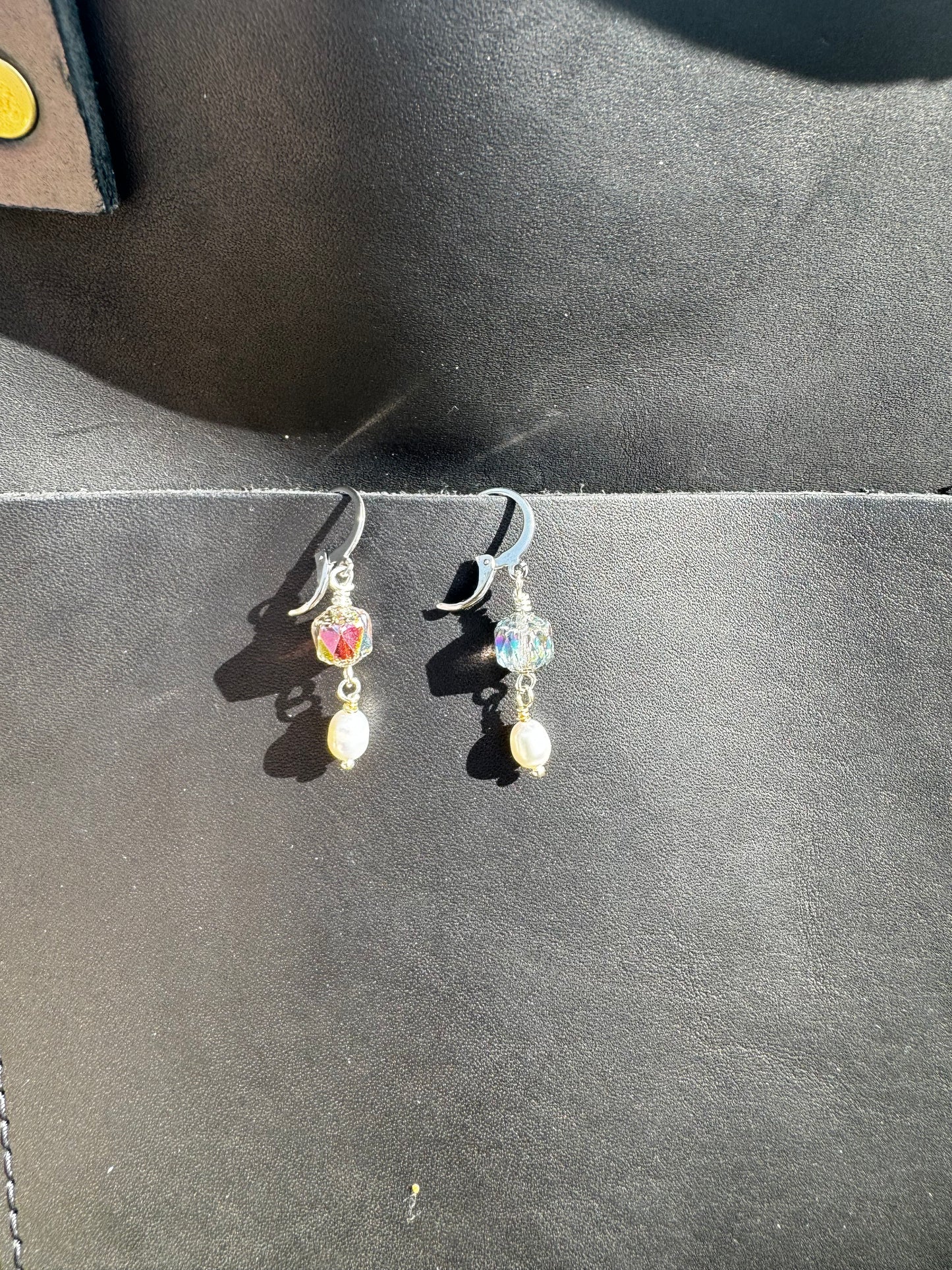 Cathedral  Silver Pearl Earrings