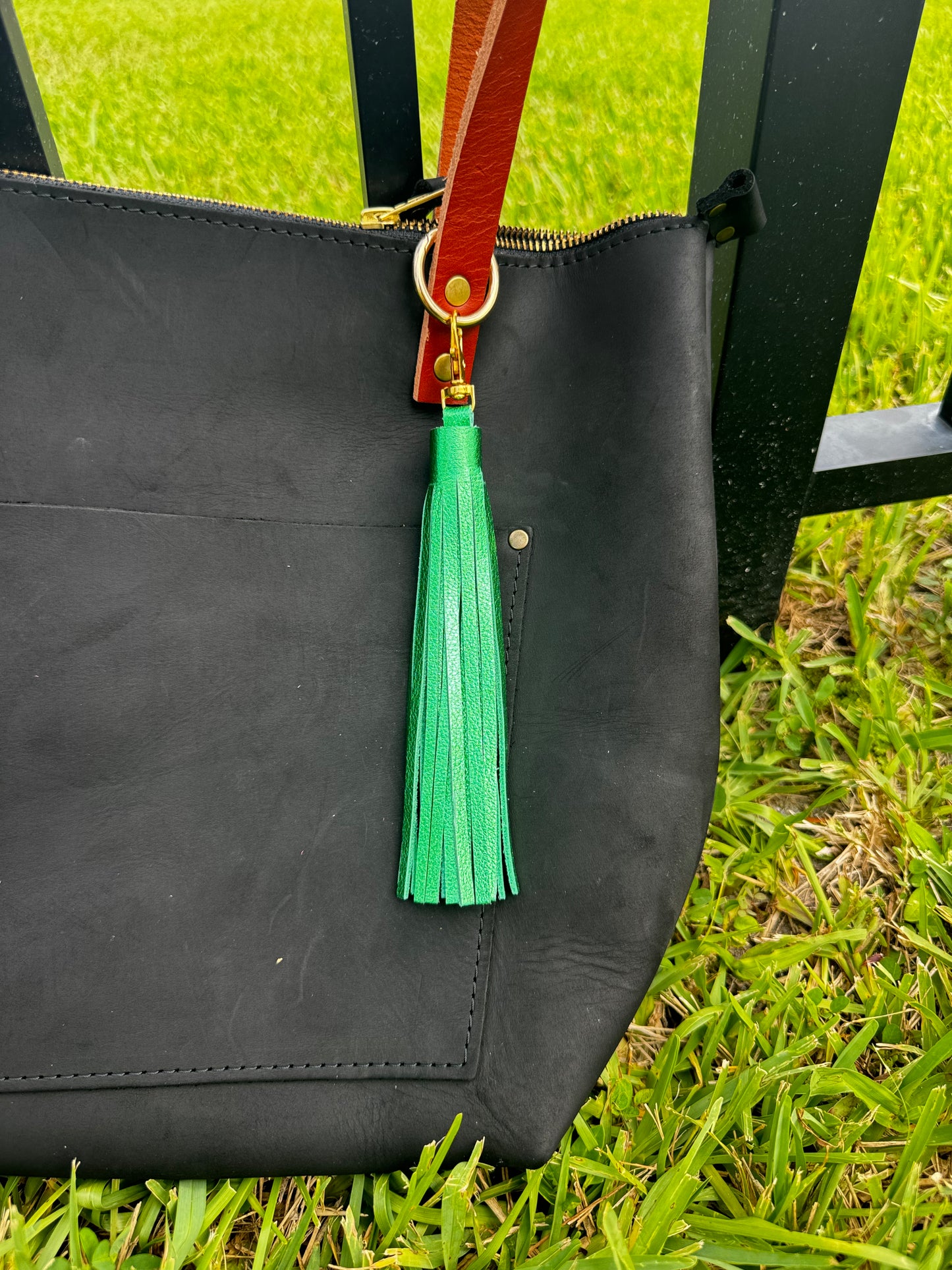 Leather Tassels – Premium Keychain & Handbag Accessories - Jumbo