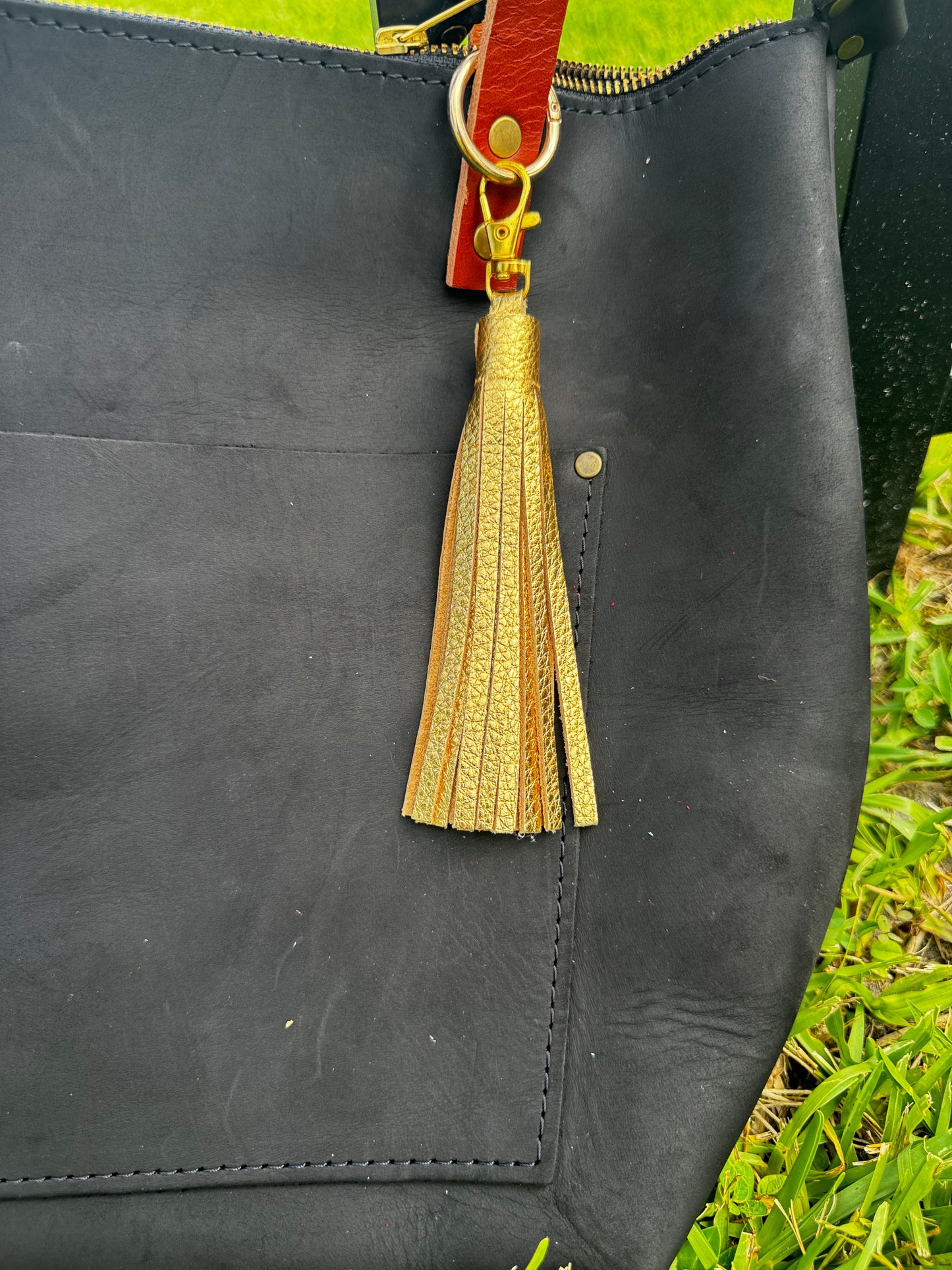 Leather Tassels – Premium Keychain & Handbag Accessories - Jumbo