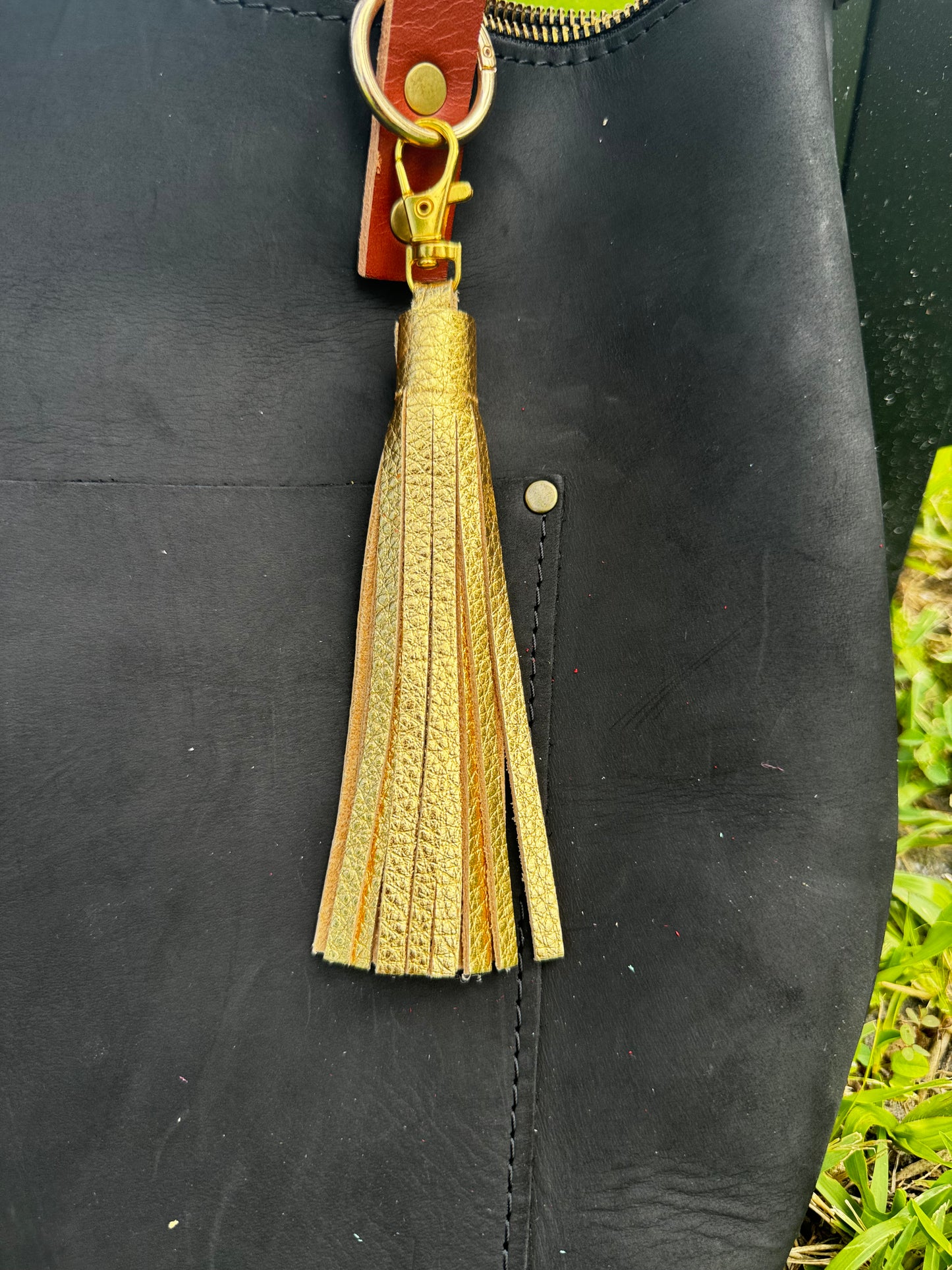 Leather Tassels – Premium Keychain & Handbag Accessories - Jumbo