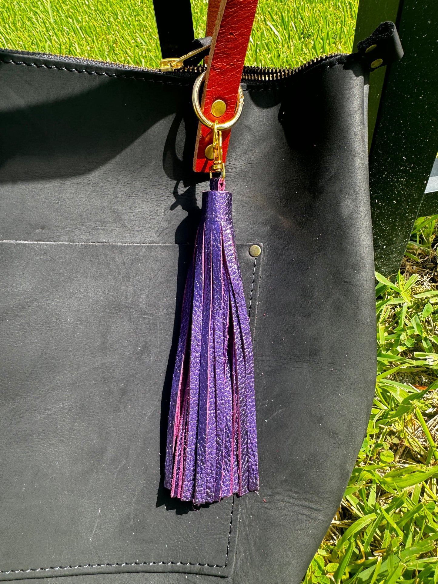 Leather Tassels – Premium Keychain & Handbag Accessories - Jumbo