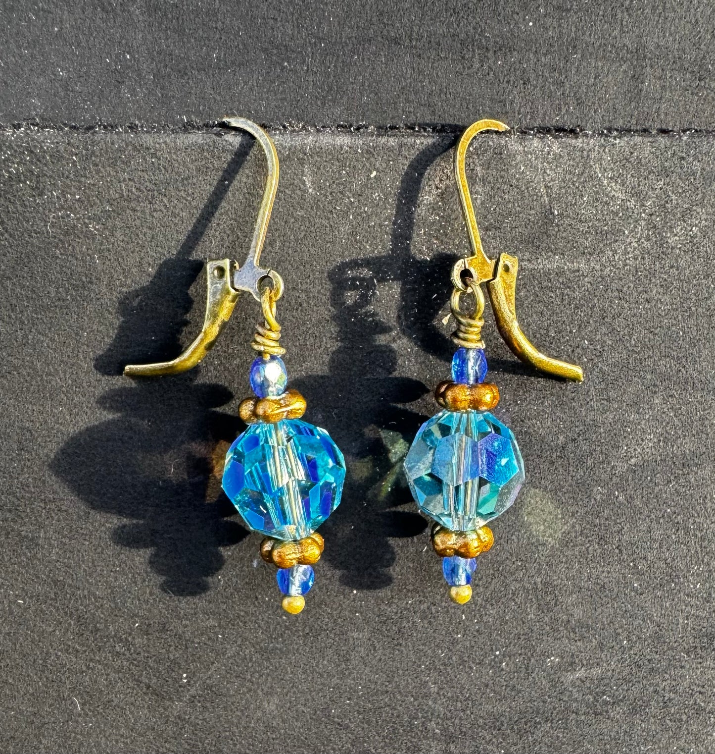 Graceful Morning Czech Glass Earrings