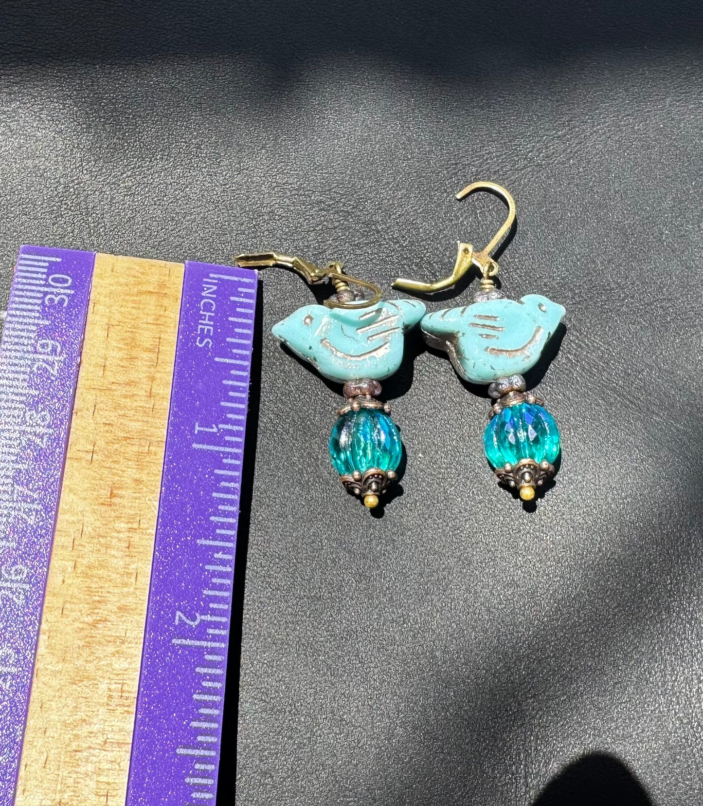 Blue Bird Earrings