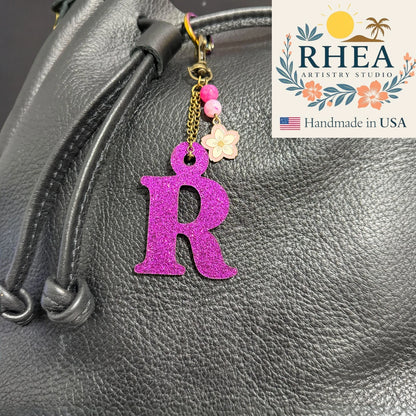 Rizz Mini Charms – Monogram Collection | Personalized Alphabet Bag Charms