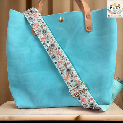 1.5-Inch Seabloom Drift Embroidered Crossbody Strap – Adjustable Replacement Purse Strap