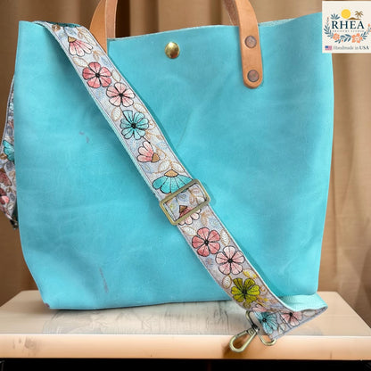 1.5-Inch Petal Rush Embroidered Crossbody Strap – Adjustable Replacement Purse Strap