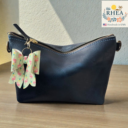 Summer Bow Bag Charm – Handmade French Bow Mini Charm