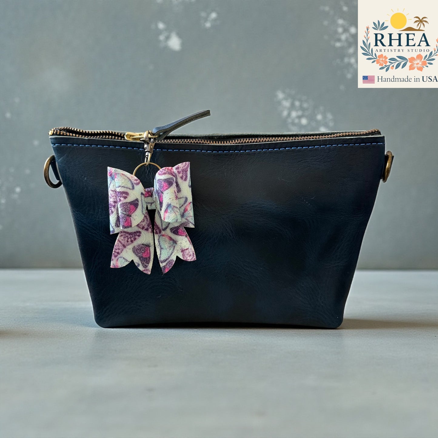 Summer Bow Bag Charm – Handmade French Bow Mini Charm