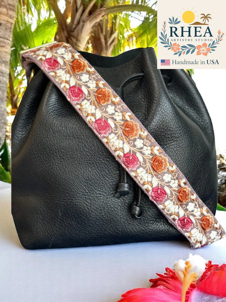 2-Inch Midnight Bloom Collection - Replacement Crossbody Straps