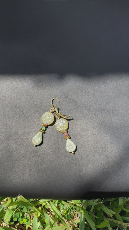 Glowy Hibiscus Earrings